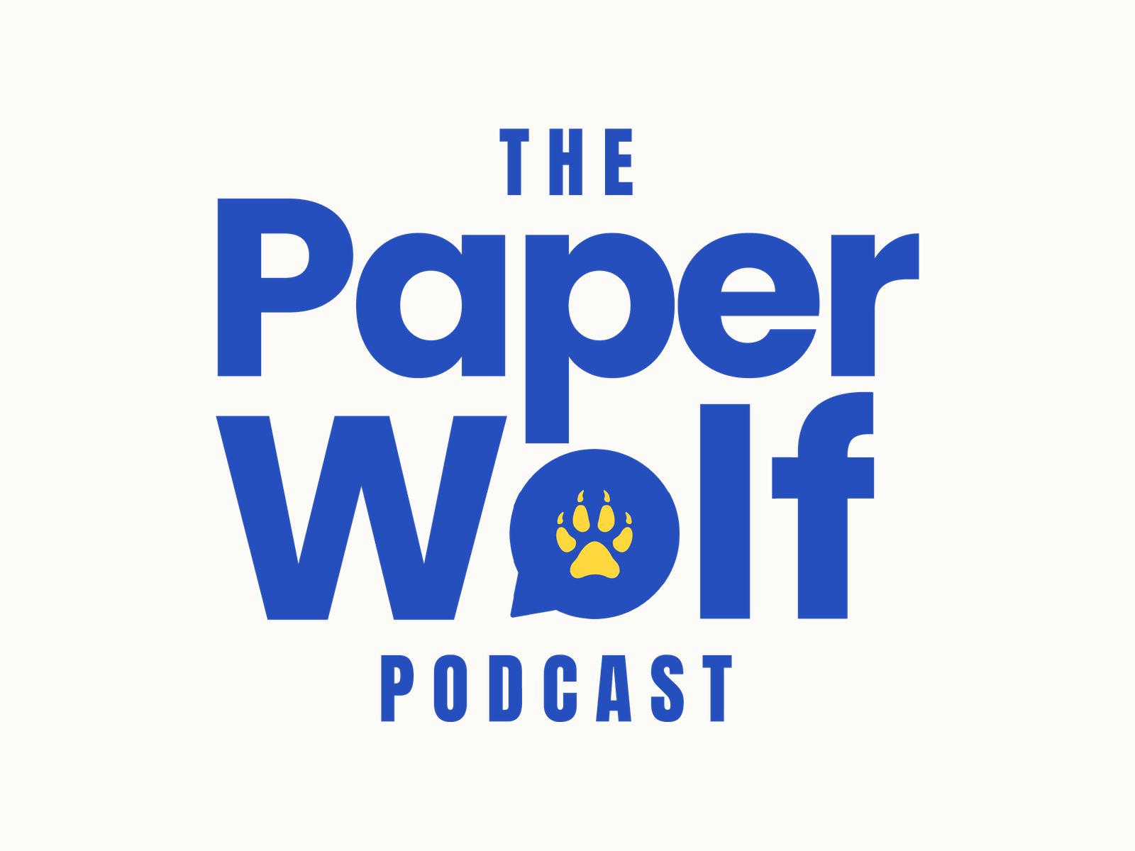 The Paper Wolf Podcast logo