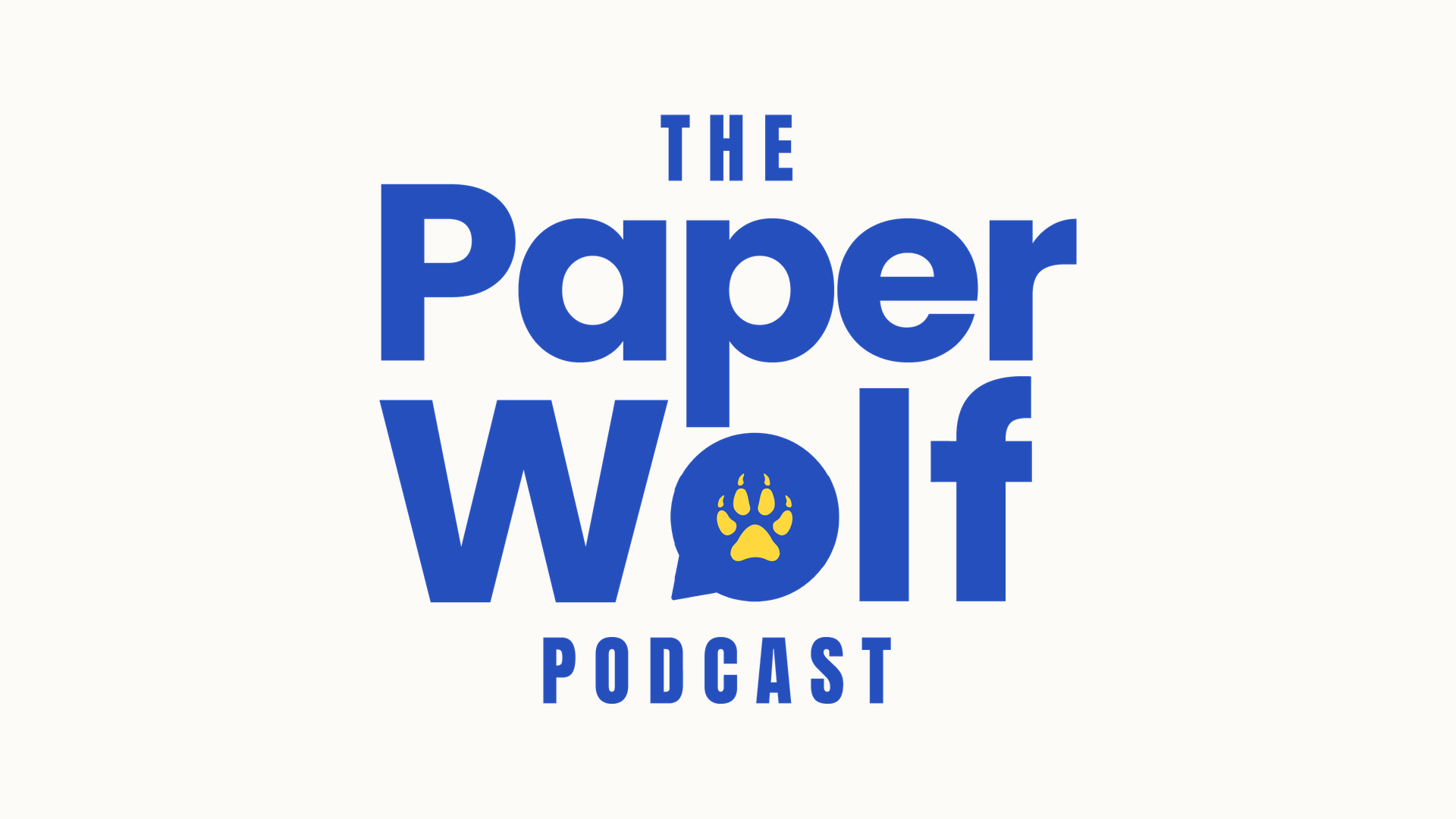 The Paper Wolf Podcast logo