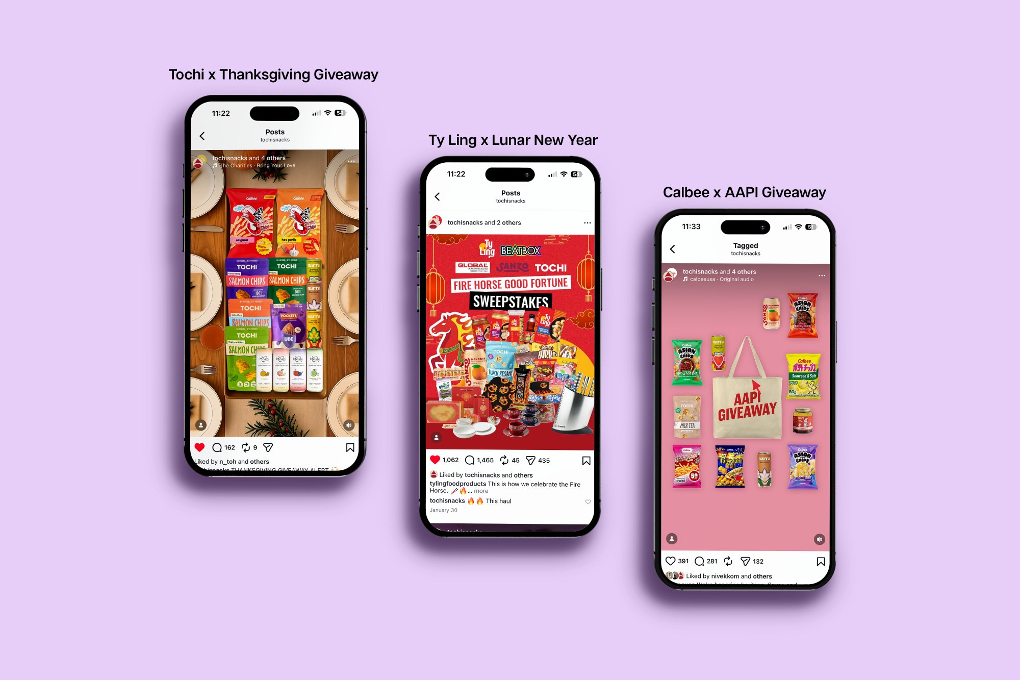 Tochi brand partnership giveaway campaigns